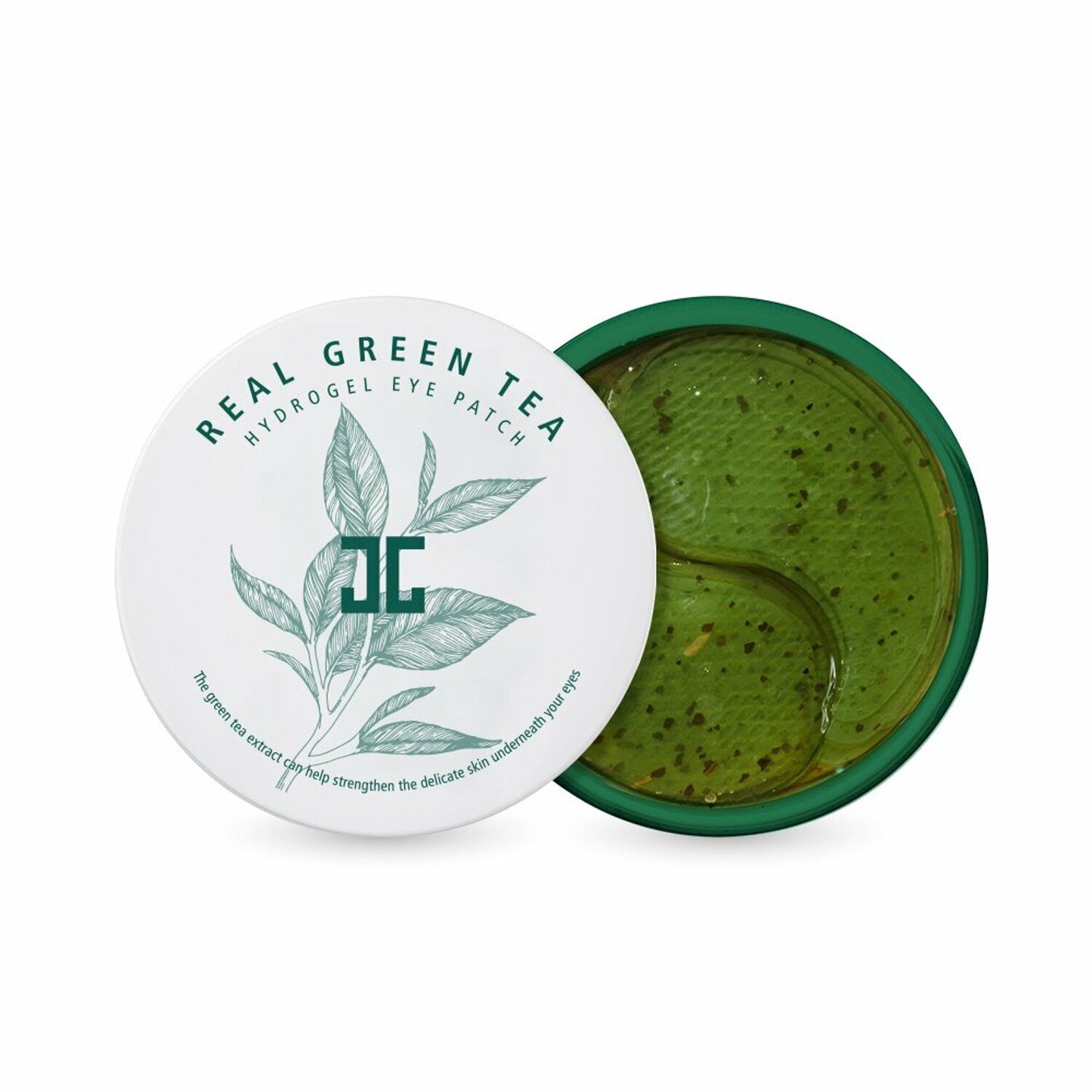 JAYJUN | Parches de hidrogel de té verde para contorno de ojos (60 piezas)