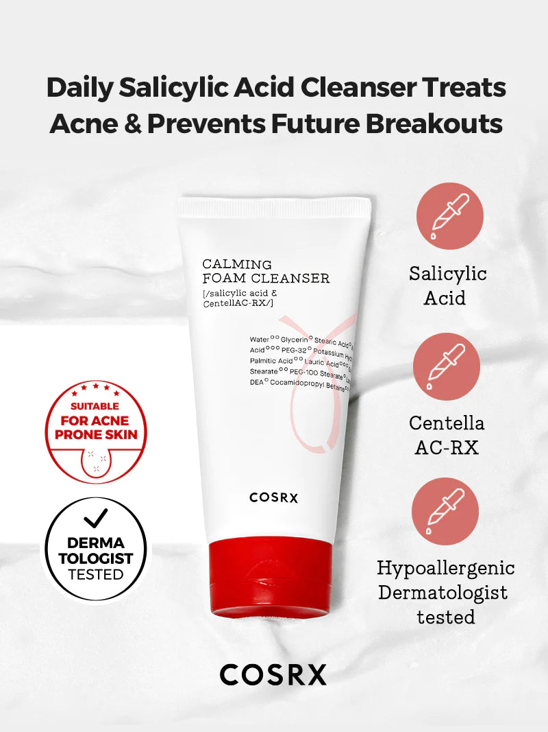 COSRX | Espuma limpiadora calmante AC Collection 150mL