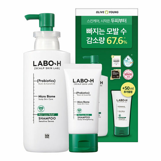 LABO-H | Shampoo anticaída 333mL + 50mL